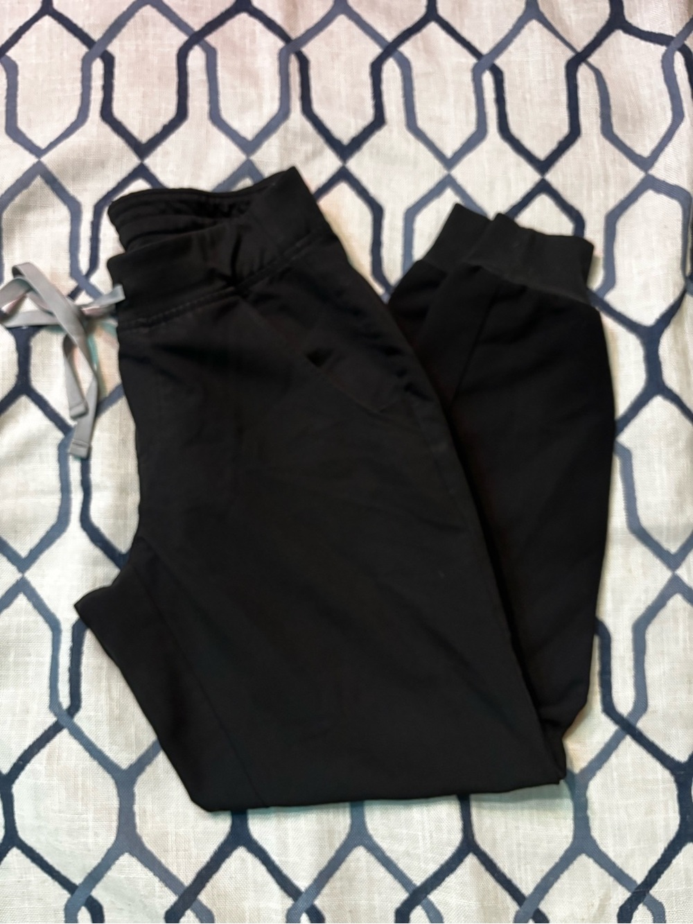 FIGS Technical Collection Zamora Women's Scrub Jogger Pants Black XSP NWT